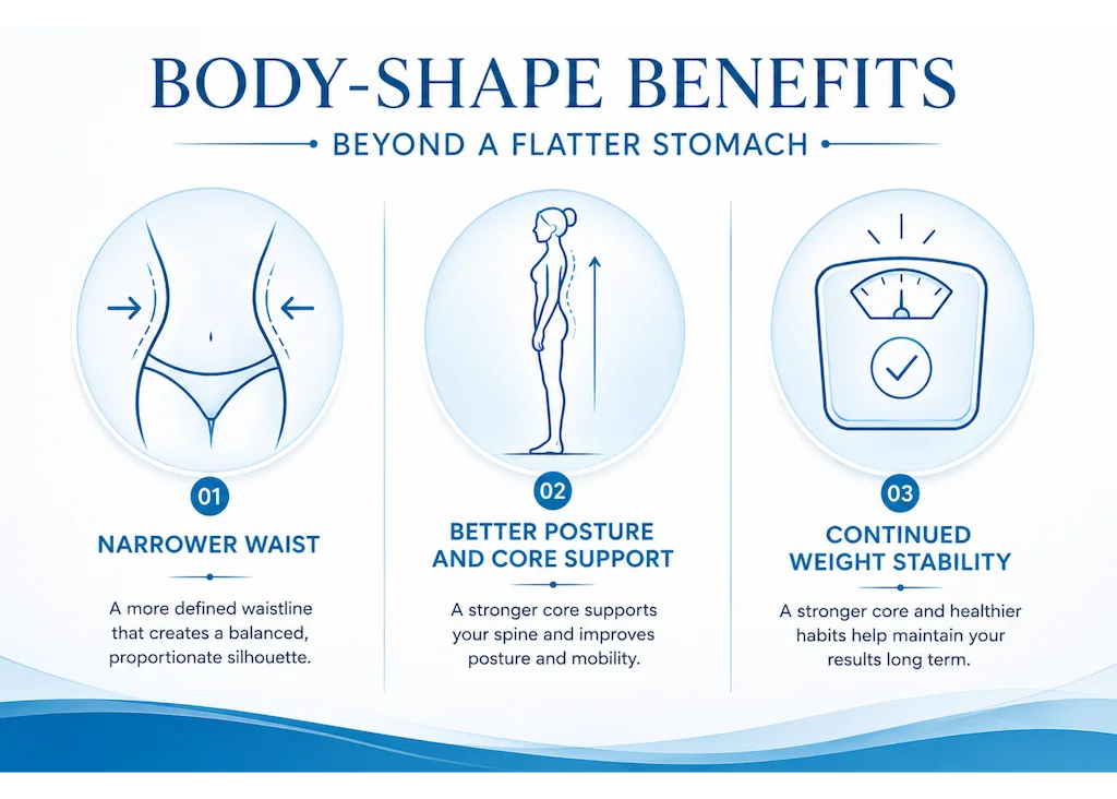 Can a tummy tuck change your body shape beyond a flatter stomach?